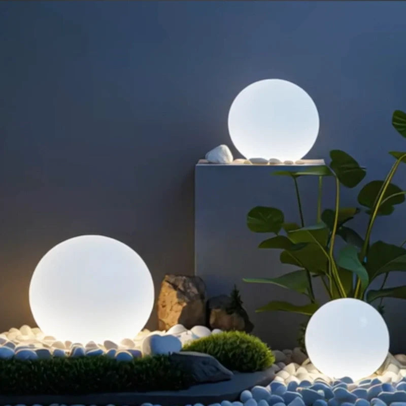 Sphère Lumineuse – Éclairage Design Intérieur & Jardin