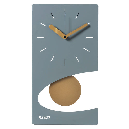 Arti & Mestieri - Horloge Murale Design Moderne À Pendule Eclipse