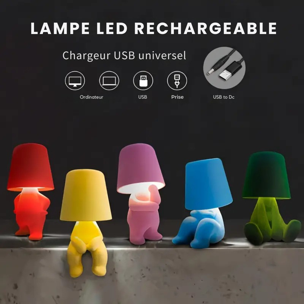 PopLuma - Lampe de table rechargeable USB