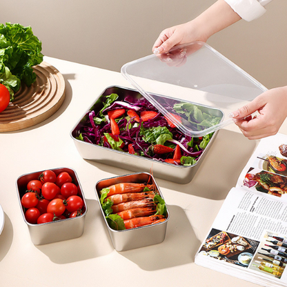 ConservBox - boite en acier inoxydable antibactérien