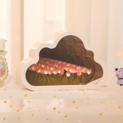 Miroir Tulipes Infini