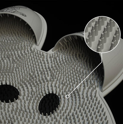 Tapis de douche massant en silicone - lapin