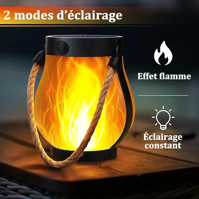 HaloFlamme – Lanterne Solaire à Effet Flamme