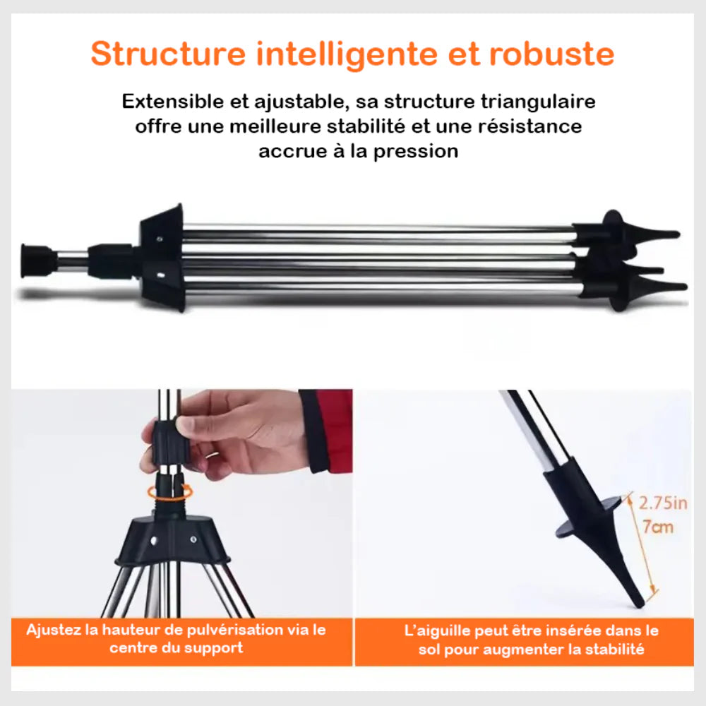 TriJet - Arroseur 360 degrés révolutionnaire