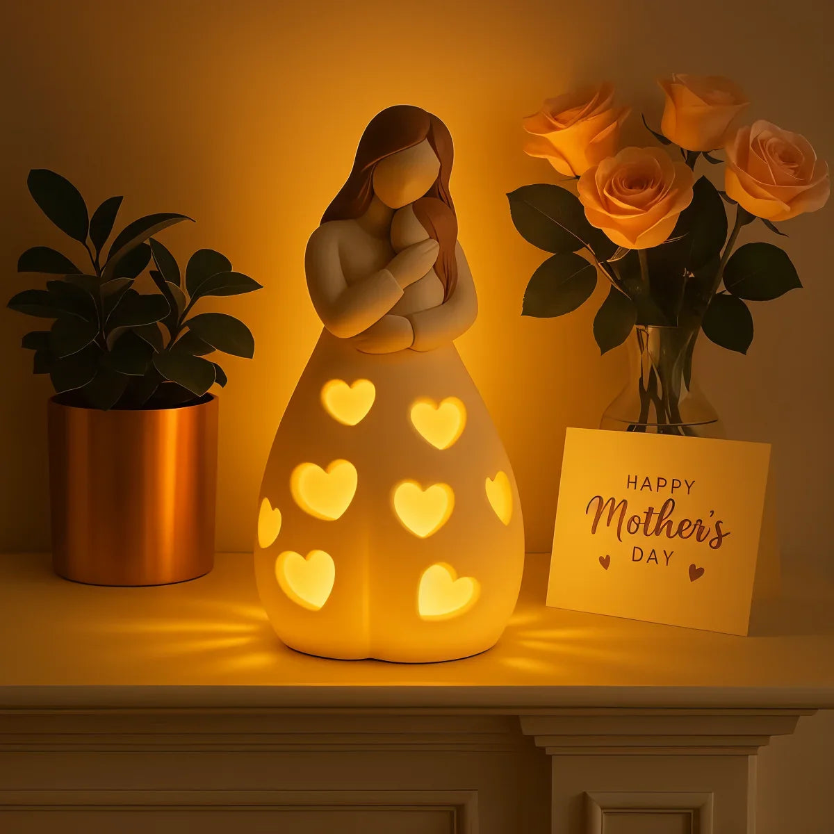 Lampe Cœur de Maman