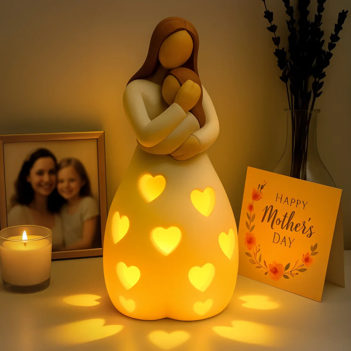 Lampe Cœur de Maman
