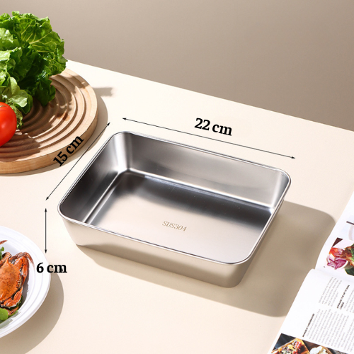 ConservBox - boite en acier inoxydable antibactérien