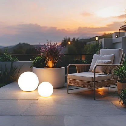 Sphère Lumineuse – Éclairage Design Intérieur & Jardin