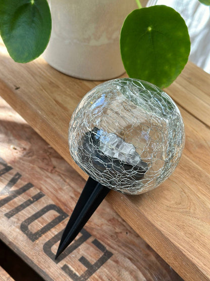 Boules en verre à LED solaires
